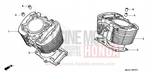 ZYLINDER (VT1100CV/CW/C2) VT1100C2V de 1997